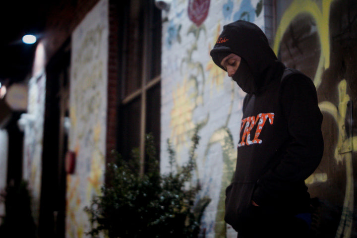 YRT Black & Orange Sweat Suit